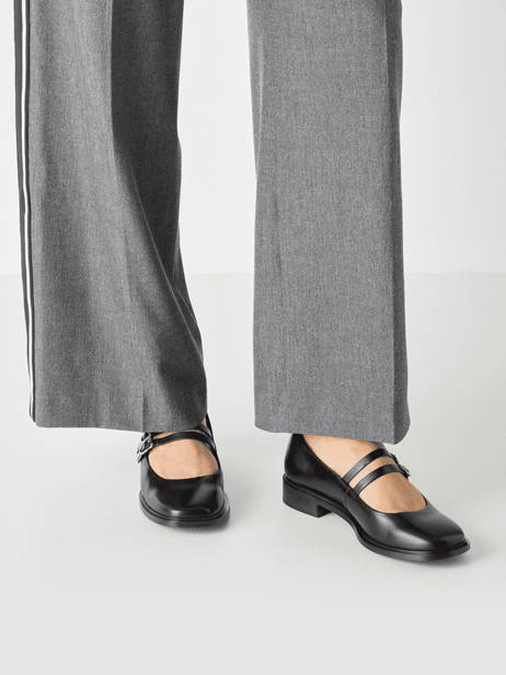 Ballerinas Met Riempjes Uit Leder Tamaris Zwart women 45 ander zicht 1